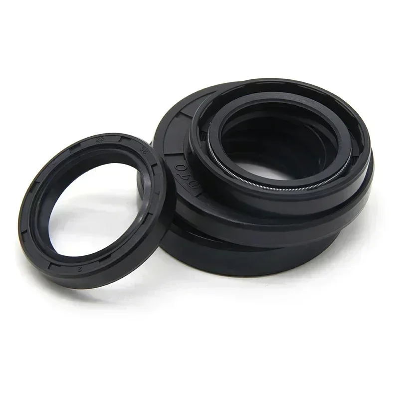 TC NBR Oil Seal ID 28mm OD 37mm ~ 56mm THK 4/7/8/10/12mm Nitrile Rubber Oil Resistant Double Lip Skeleton Rotating Shaft Gaskets