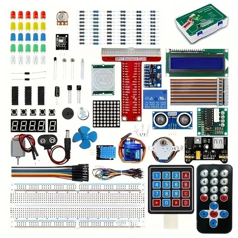 FFYY-Super Starter Kit Learning Kit For Raspberry Pi 4 Compatible With Raspberry Pi UNO R3 RFID