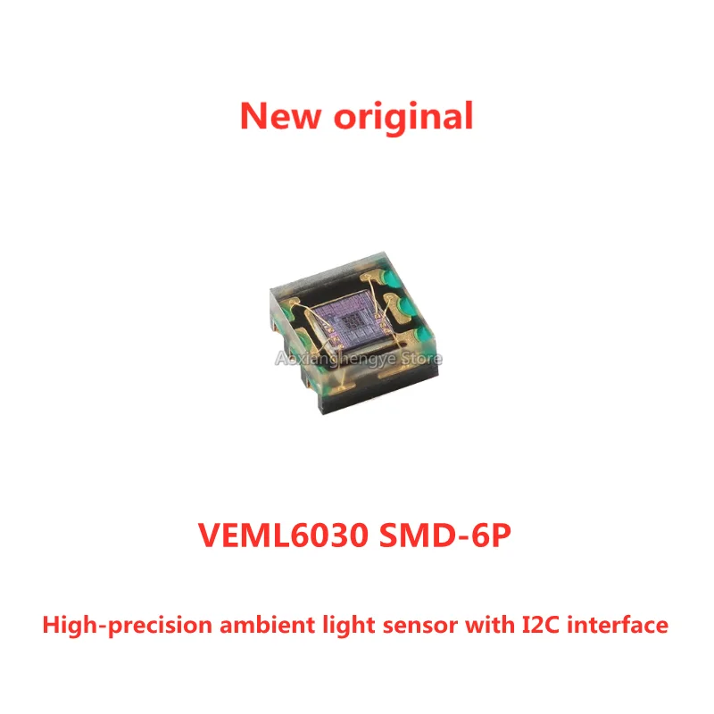 10PCS VEML6030 SMD-6P High-precision ambient light sensor with I2C interface New original