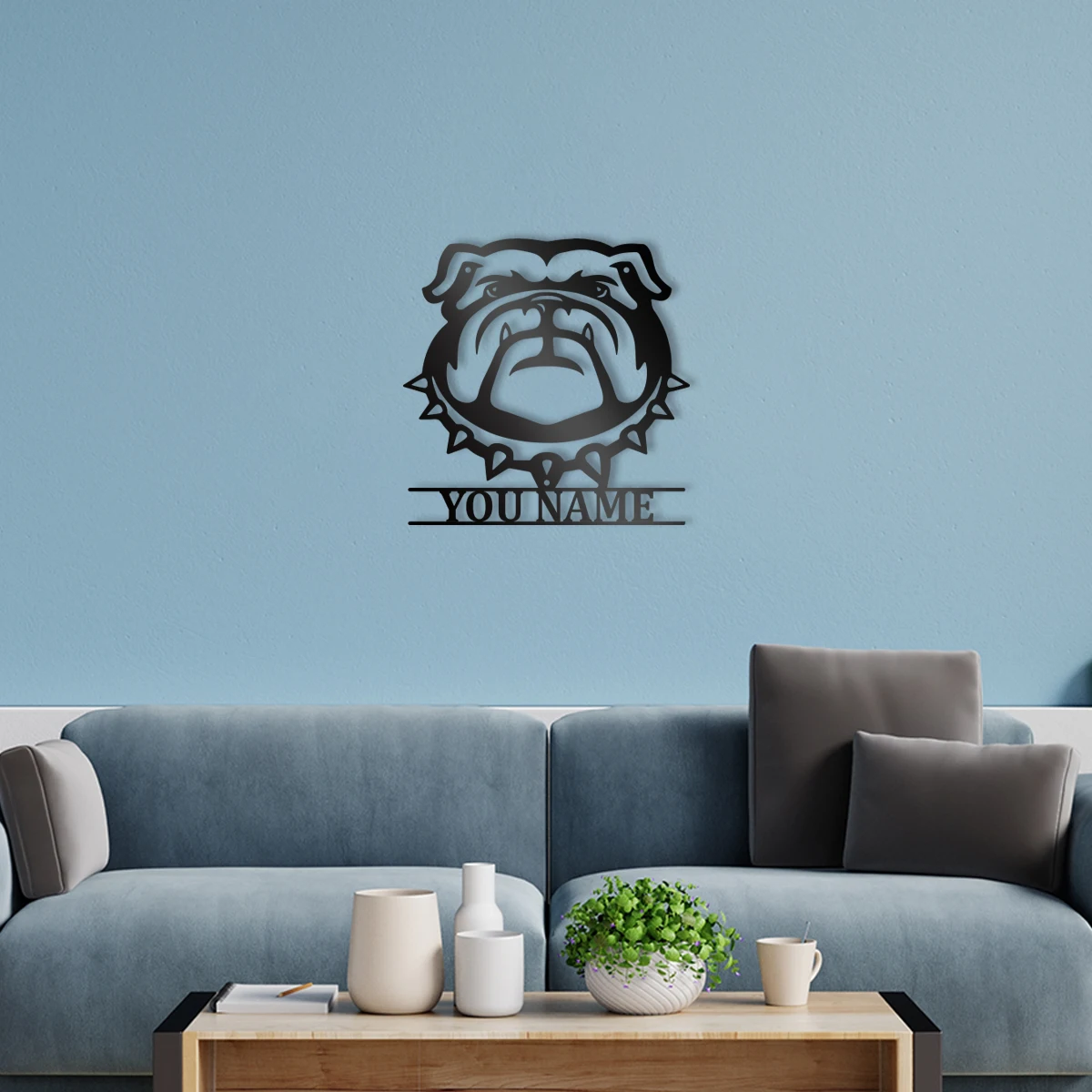 1 unidad de letreros de pared de Metal de hierro con nombre personalizado de perro honesto, letreros de placa de estaño para habitaciones de niños, decoración del hogar Diy