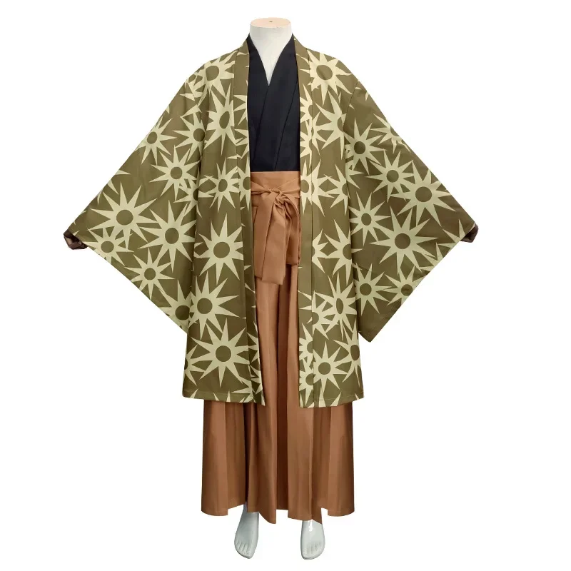 

Anime Demon Slayer Cosplay Costume Haganezuka Hotaru Cos Outfits Japanese Kimono Full Set In Stock for Halloween Carnival Party