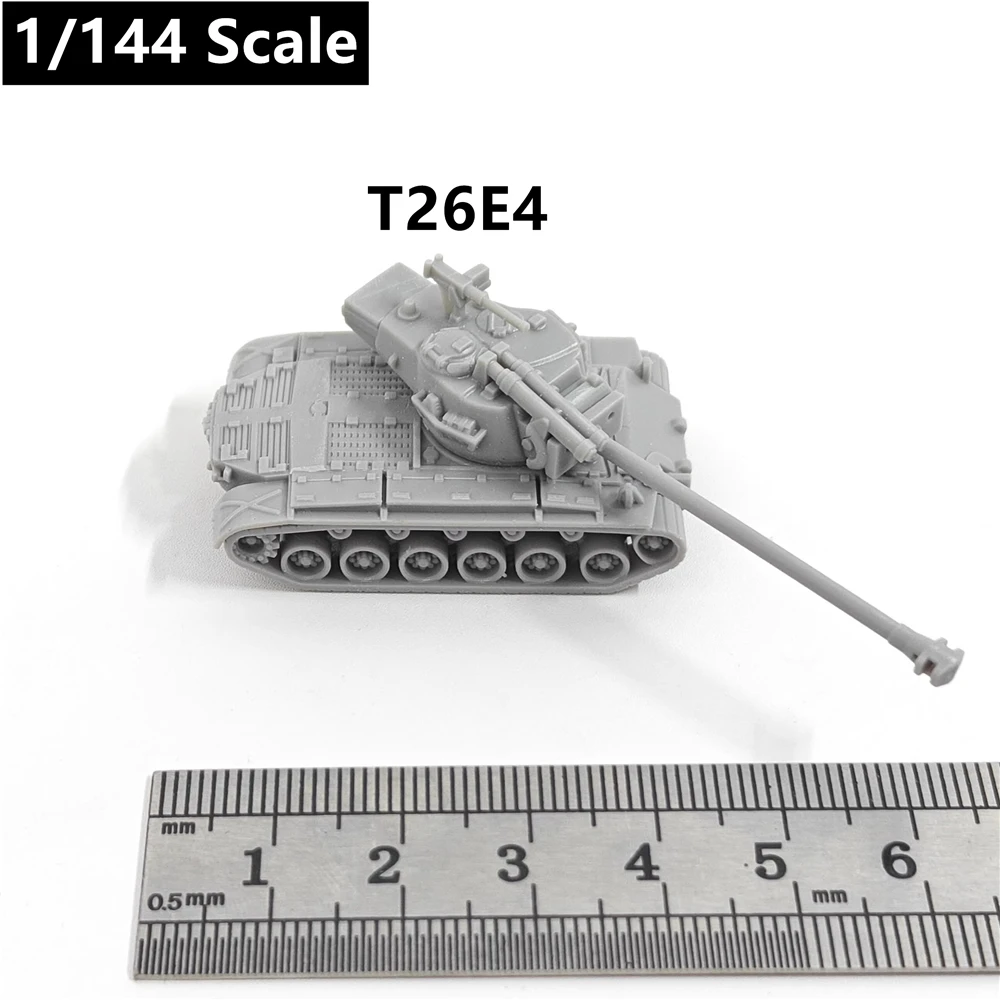 

US Army T26E4 SuperPershingTank,3D Printed,1/144 Scale Mini Tank Model,Resin,Paintable