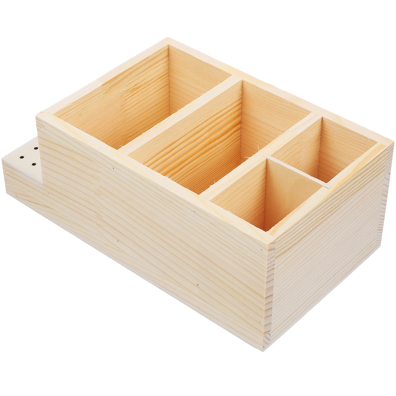 Nail Drill Bits Storage Box Wooden Display Case for Manicure Tools Polisher Grinder Heads Organizers Accessories Nail Art