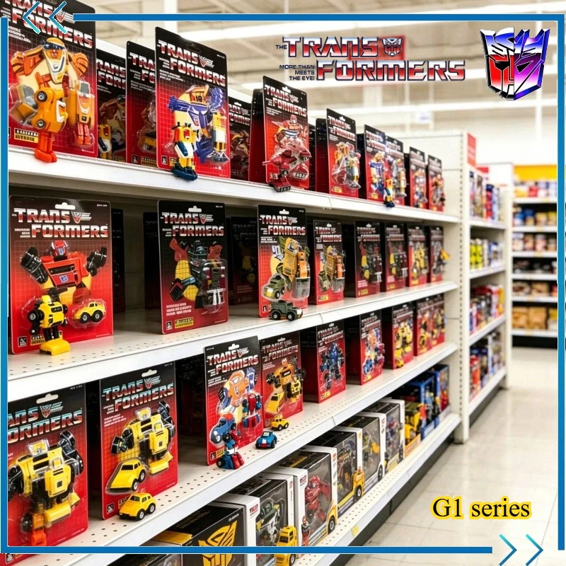 New Original Brand Transformer Robot Toy G1 Series ko Seaspray Bumblebee Cliffjumper Swerve Prime Figure Anime Model Doll Gifts - view 2