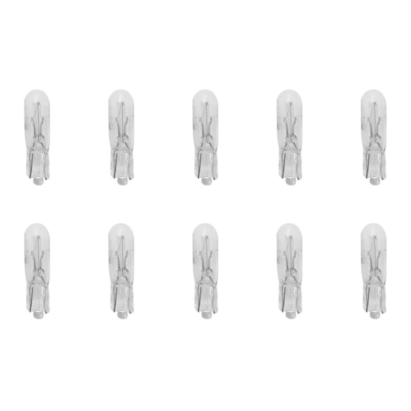 مصباح لوحة أجهزة السيارة ، مصباح لوحة عدادات إسفين تلقائي ، مصدر ضوء أبيض دافئ ، لمبة هالوجين ، T5 ، 17 ، 86 ، من من ، من ، من ، إلى ، 12 فولت ، 10 فولت