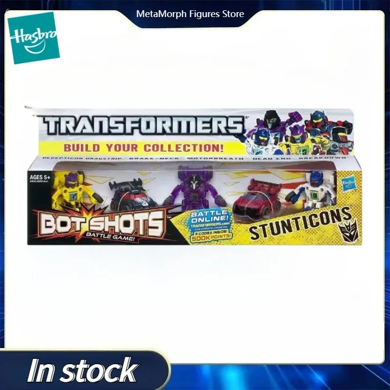 Original Hasbro Transformers Bot Shots Battle Game Stunticons Action Toys Collection Model