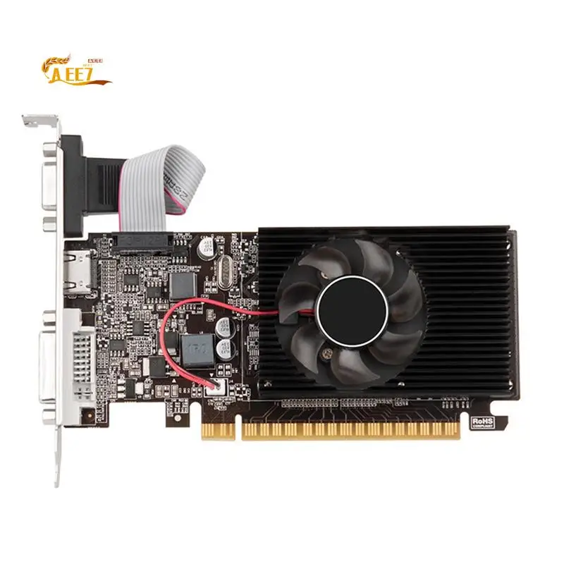 

AEE7-Desktop Graphics Card GT610 1GB DDR3 64Bit Video Card VGA+HD+DVI Desktop Office Game
