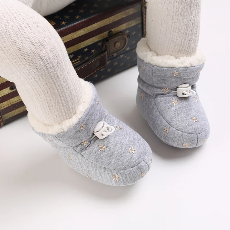 Winter Neugeborenen Baby Baumwolle Booties Nicht-Slip Sohle Kleinkind Jungen Mädchen Erste Wanderer Infant Warme Schnee Stiefel 0-18Months ﻿ – Detail 11