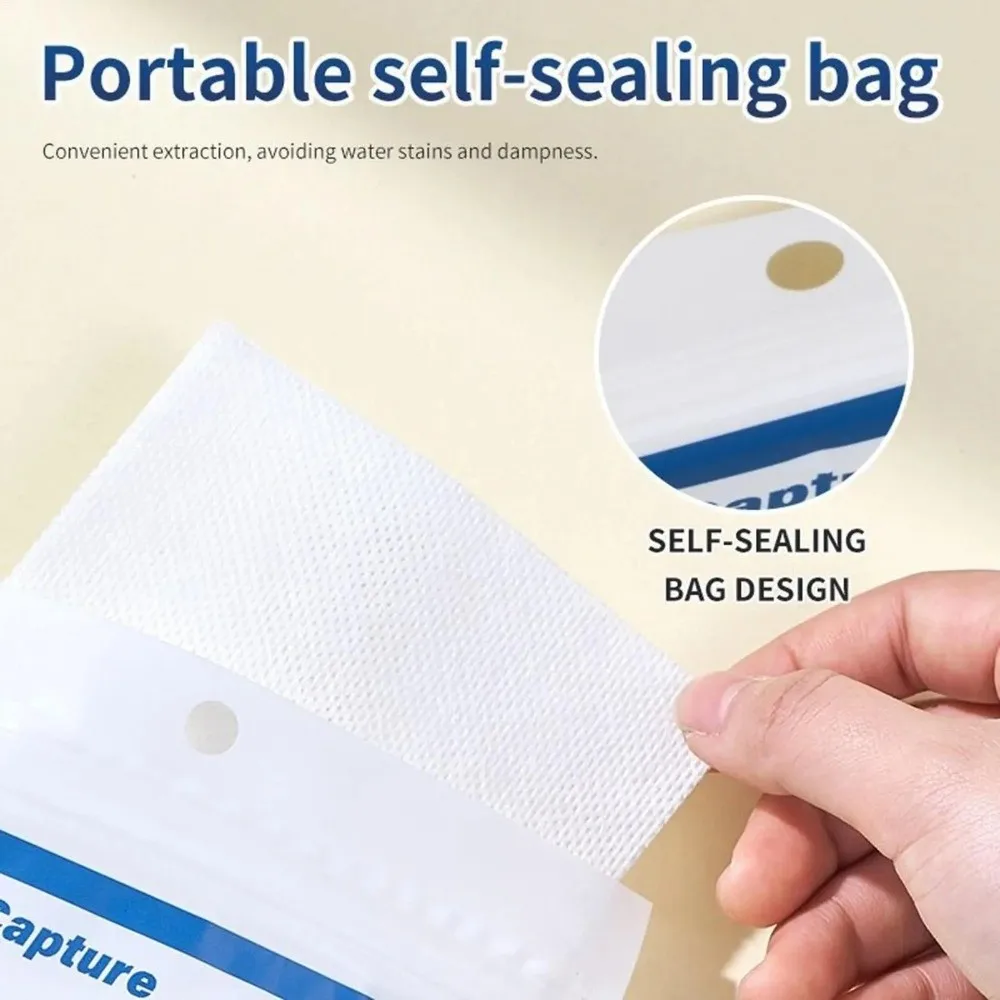 50PCS White Laundry Tablets Clear Odor Anti-String Color Absorbing Film Mixing Wash Color Keeping Color Catcher Sheets