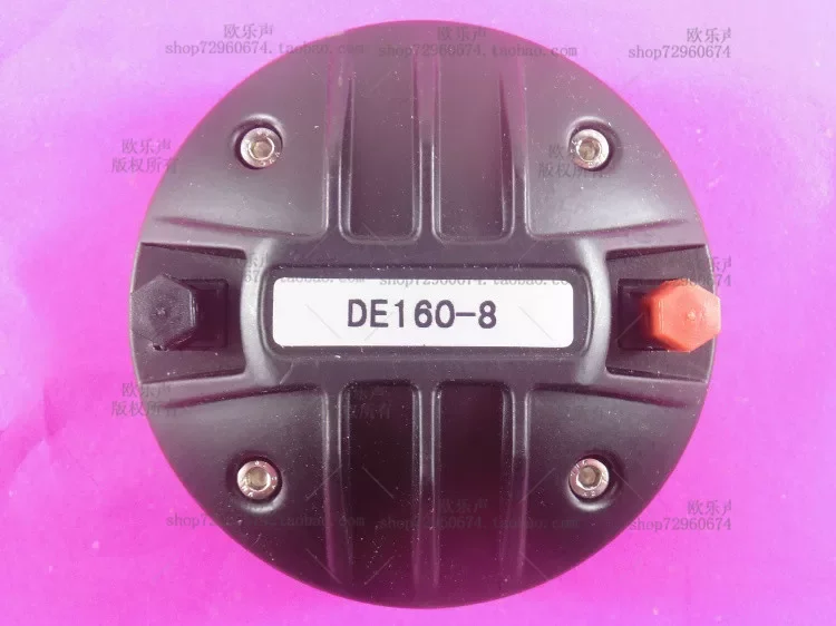 1PC GHXAMP Premium for B&C Style DE160-8 Full-Range Horn Compression Driver – 44mm Flat Wire Voice Coil, Composite Diaphragm