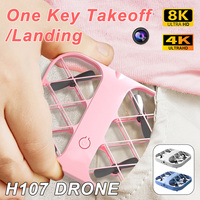 JJRC H107 Mini Drone Dron 8K 4K  Small Remote Control Plane Toy Boy With Camera Real-Time Transmission Mini Pocket Quadcopter