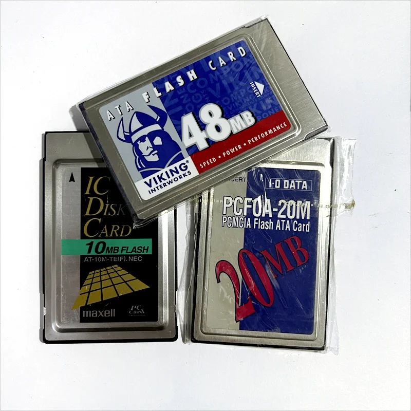 High Quality !!! PCMCIA ATA Flash Card 10MB 45MB 48MB 100MB 224MB 1.2GB PC Memory 68Pins