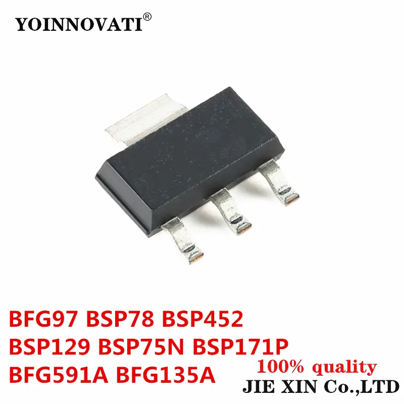 20PCS BFG591 SOT223 BFG591A SOT-223 SMD BFG135A BFG135 BFG97 BSP78 BSP452 BSP129 BSP75N BSP75 BSP171P BSP171 module Wholesale