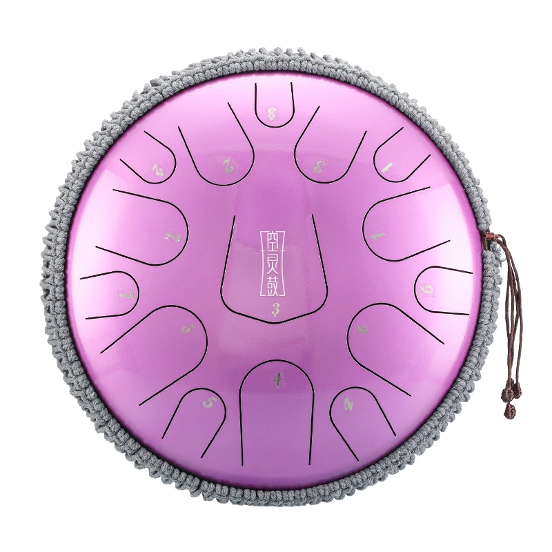 

Hooqu 14'' 15 Notes Tongue Drum With Bag And Drum Set For Kids Tongue Drum