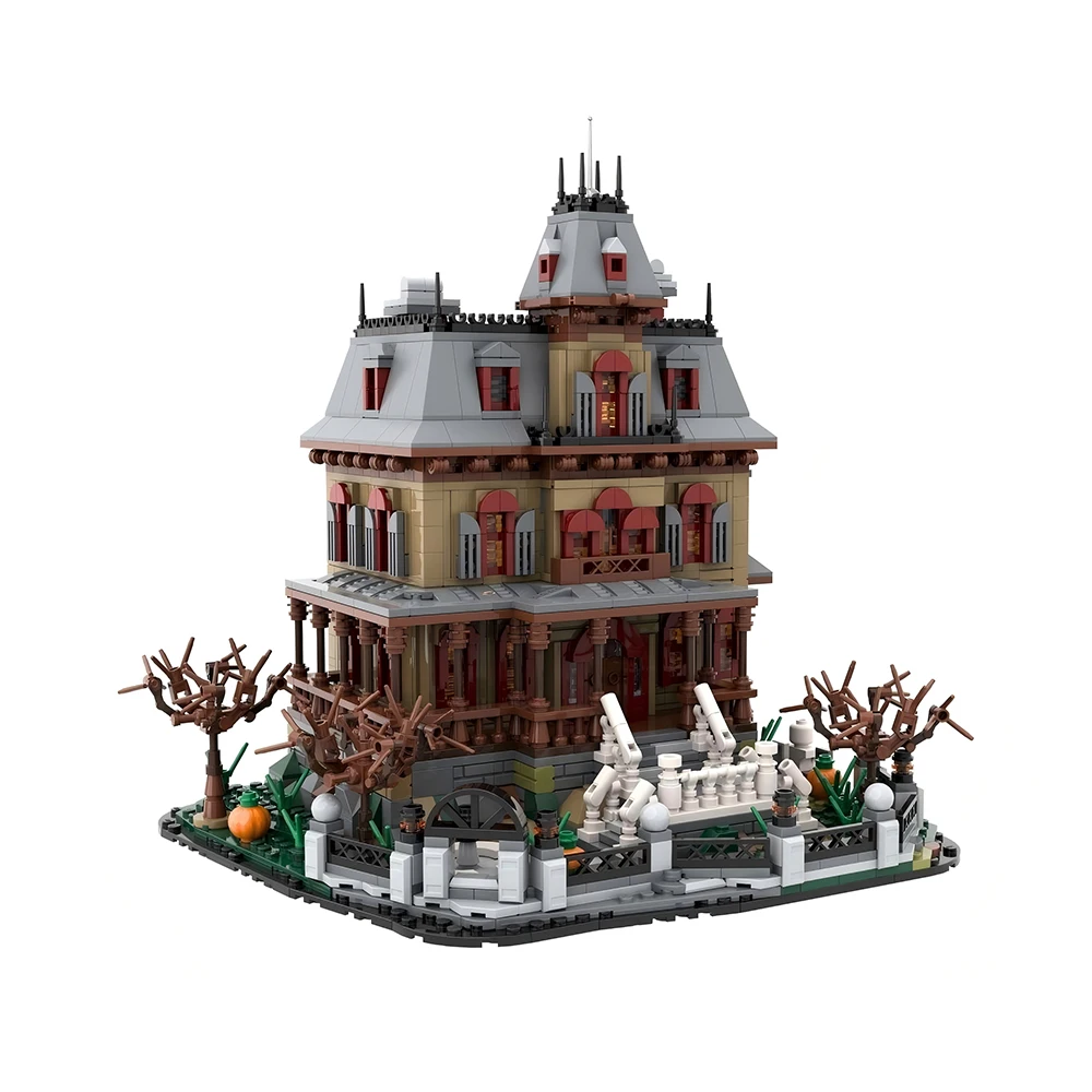 

New MOC Amusement Park Famous Scene Manor Model Building Blocks DIY Modular Building Assembly Toy Adult Collectible Gift Set