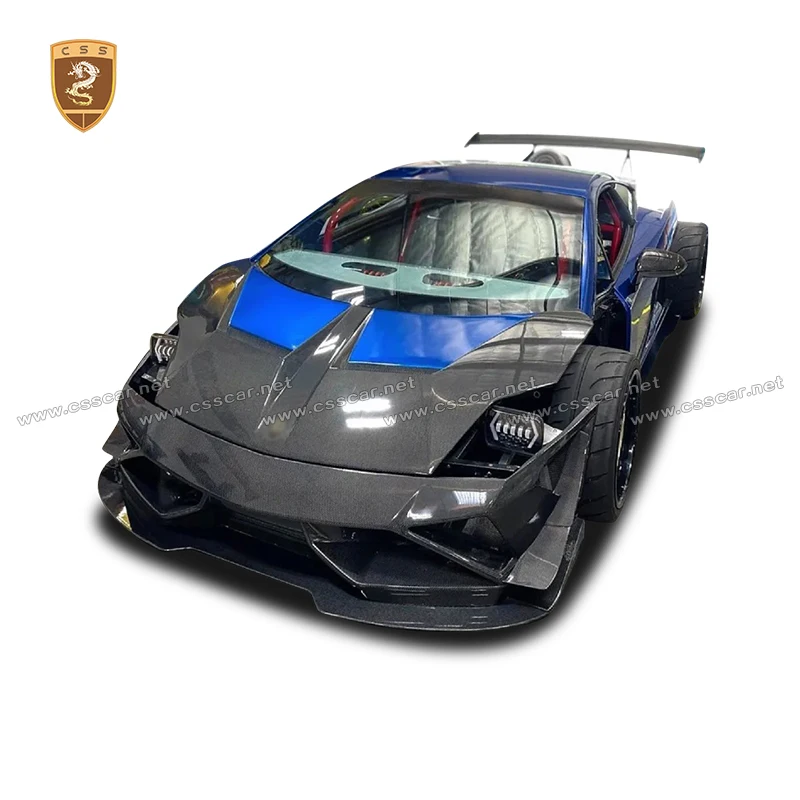 For Lamborghini Gallardo LP550 LP560 Performance Racing Car Hood Replace SuperTrofeo Carbon Fiber Auto Engine Bonnet Cover Kits