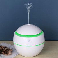 130ML Wood Grain LED Light Electric Essential Oil Diffuser Aromatherapy Bedroom Air Humidifier Ultrasonic USB Aroma Diffuser