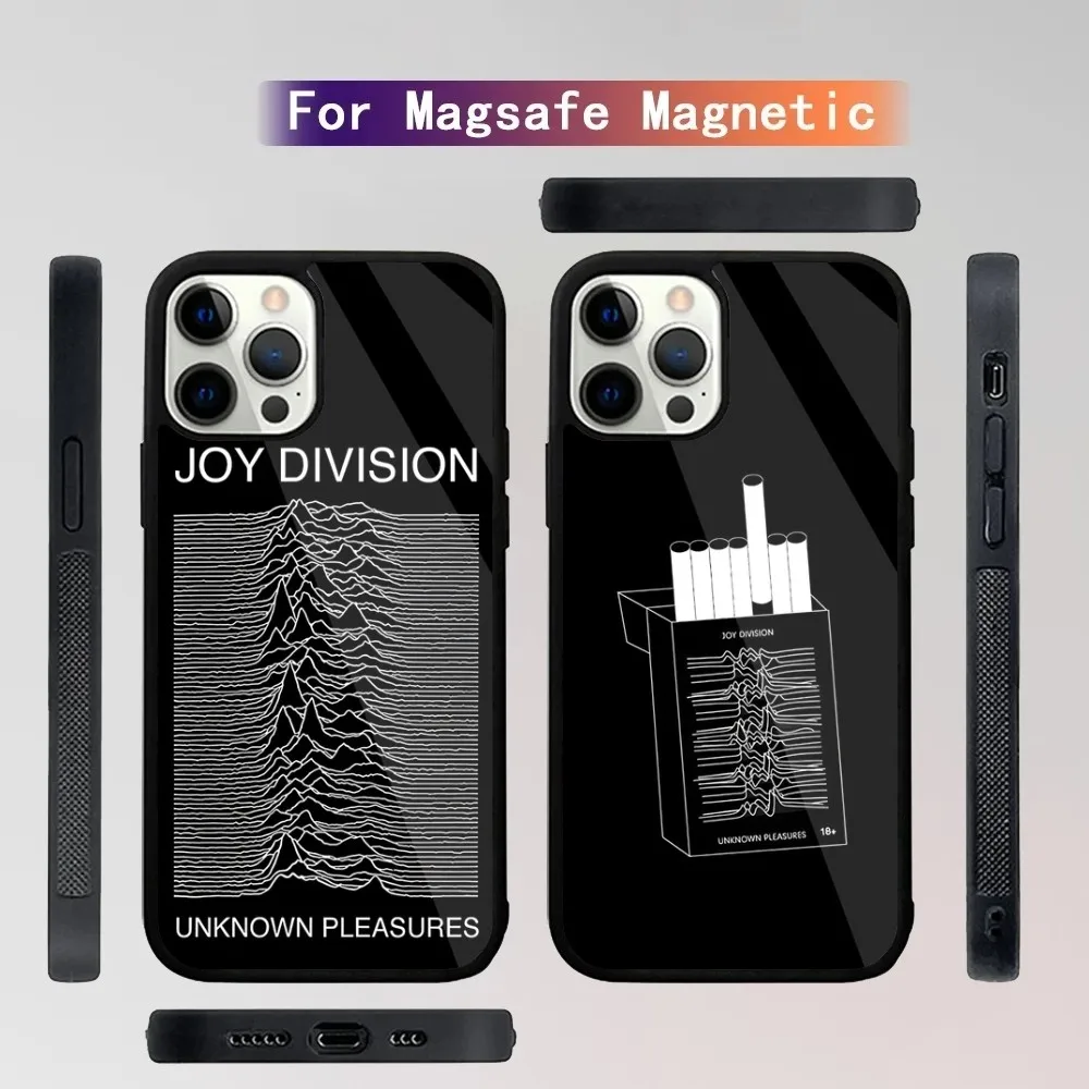 J-Joy  Division Band Phone Case For iPhone 16,15,14,13,12,11,Plus,Pro,Max Mini Magsafe Magnetic Wireless Charging