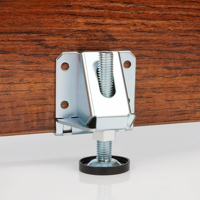 Adjustable Furniture Leveling Foot Side‑Mount Support Screw Pad For Cabinet Level Compensation Hardware Fitting