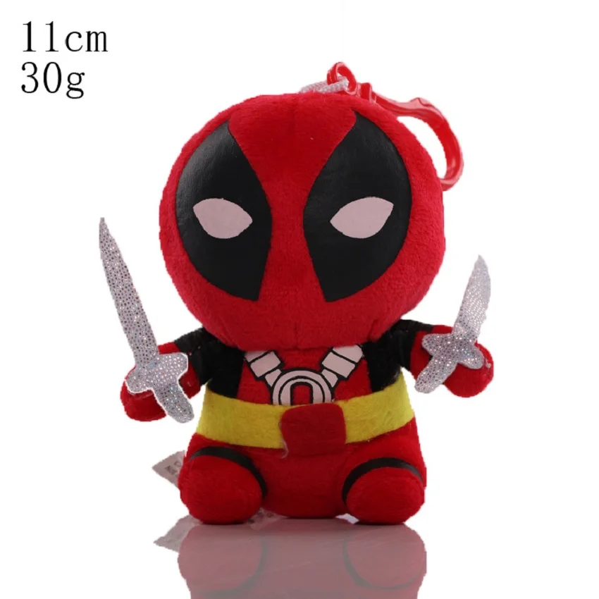 Kawaii niedlich 11-22cm x-Männer Deadpool Film Plüsch Puppe Figur Spielzeug für Kinder