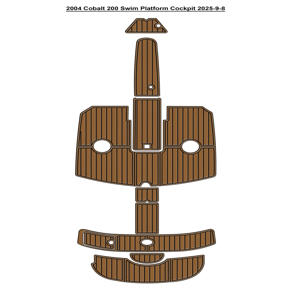 

2004 Cobalt 200 Swim Platform Cockpit Pad Boat EVA Teak Floor SeaDek Gatorstep Style Self Adhesive dwsegvretwy4y5yy