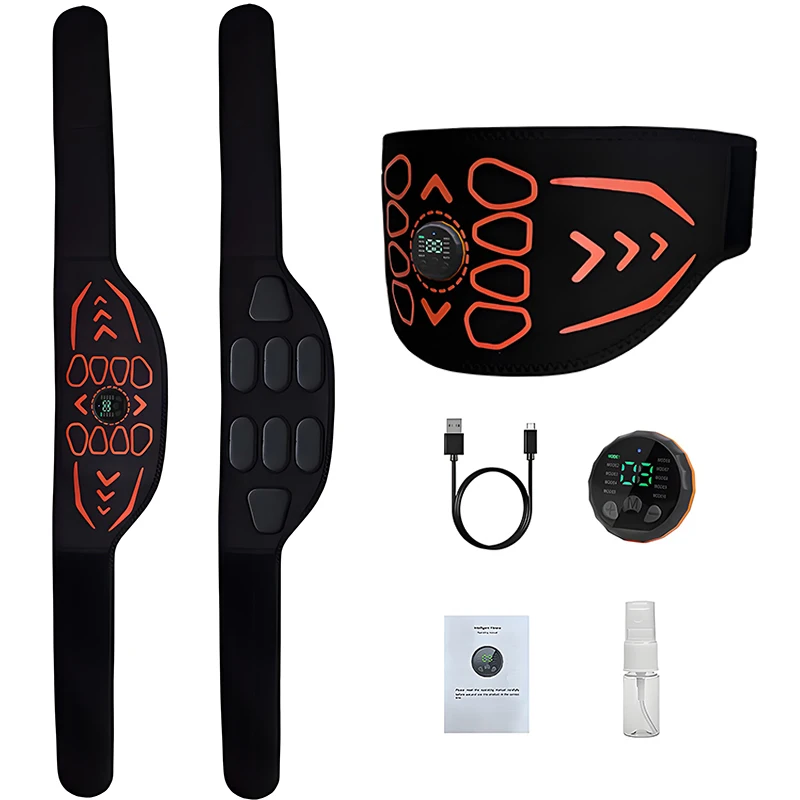 

120 см умный тонер для мышц, тонизирующий пояс для живота, тренажер для пресса, USB перезарядка, домашний тренажерный зал, фитнес-массажер