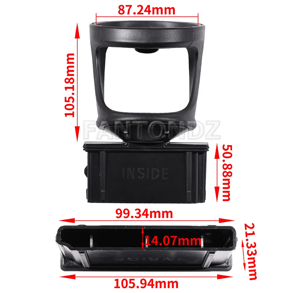 For Mercedes Benz Vito W447 / V-Class (3rd Row) 2015 2016 2017 2018 2019 2020 Car Rear Cup Holder A4478101400