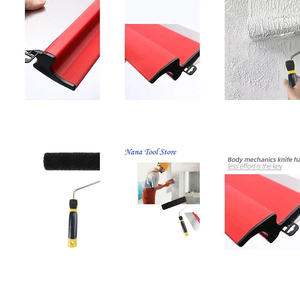 

31GJ Pulty & Plaster Rolling Tool с простым в использовании ручкой многофункциональный настенный пухлый ролик, простой в для