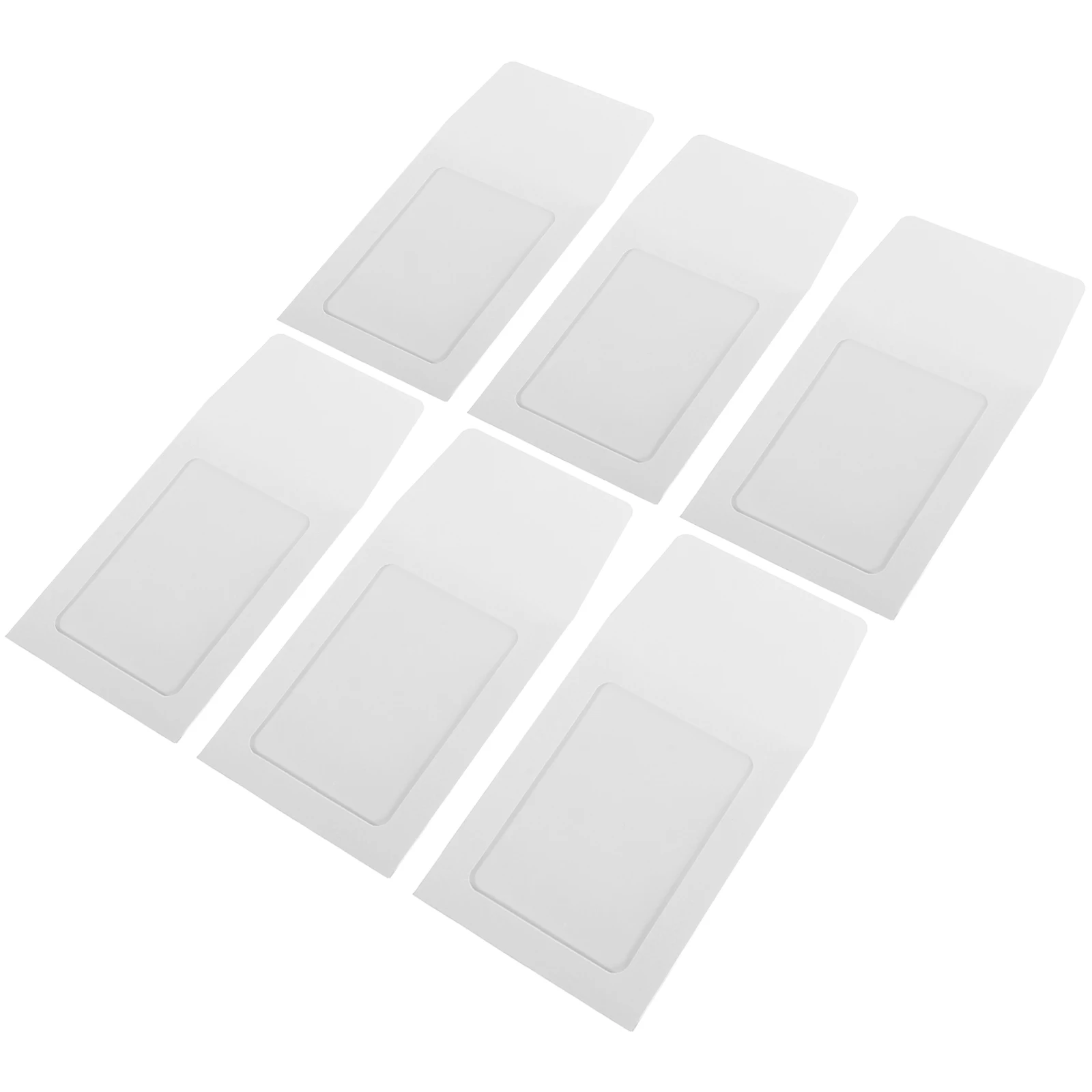 

20 Pcs Open Window Envelopes Clear Card Sleeves Paper Photo Covers Game Picture Holder Organize Postcards