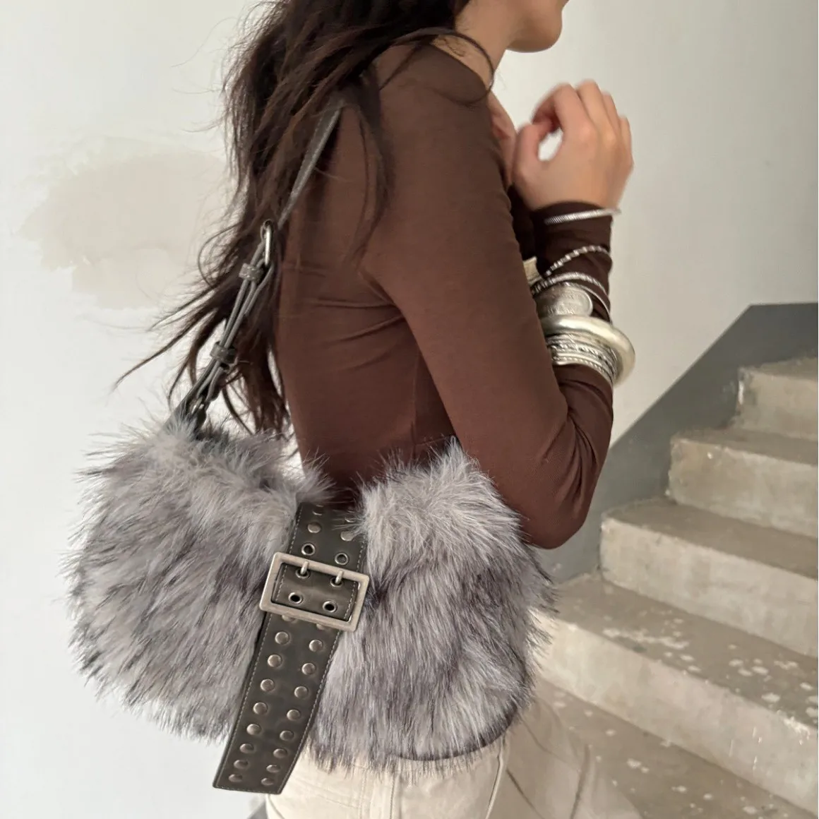 Thumbnail 3 - #87 Best Faux Fur Shoulder Bags to Buy In 2026