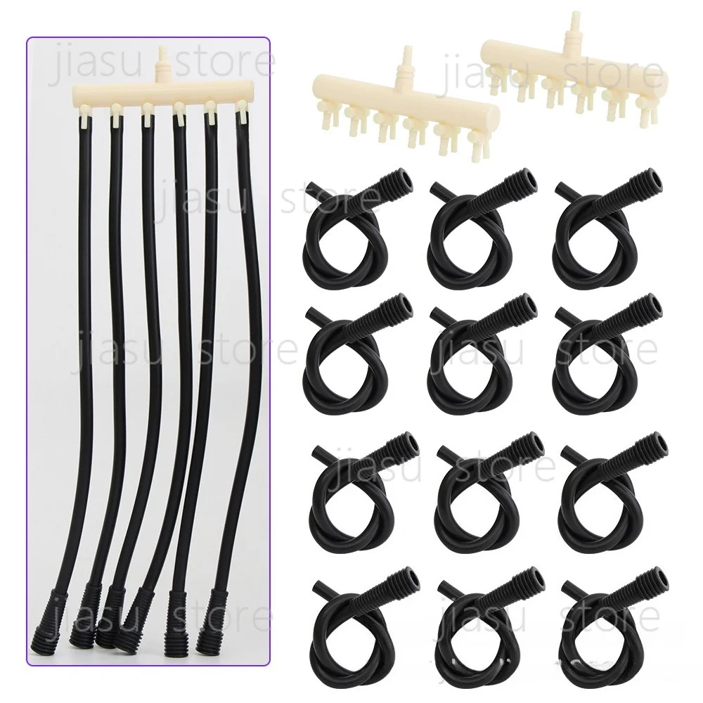 Chest Massager Accessories 10 Rows of Hose Special Accessories 12 Rows of Hose Negative Pressure Vibration Cupping Cup Consumabl