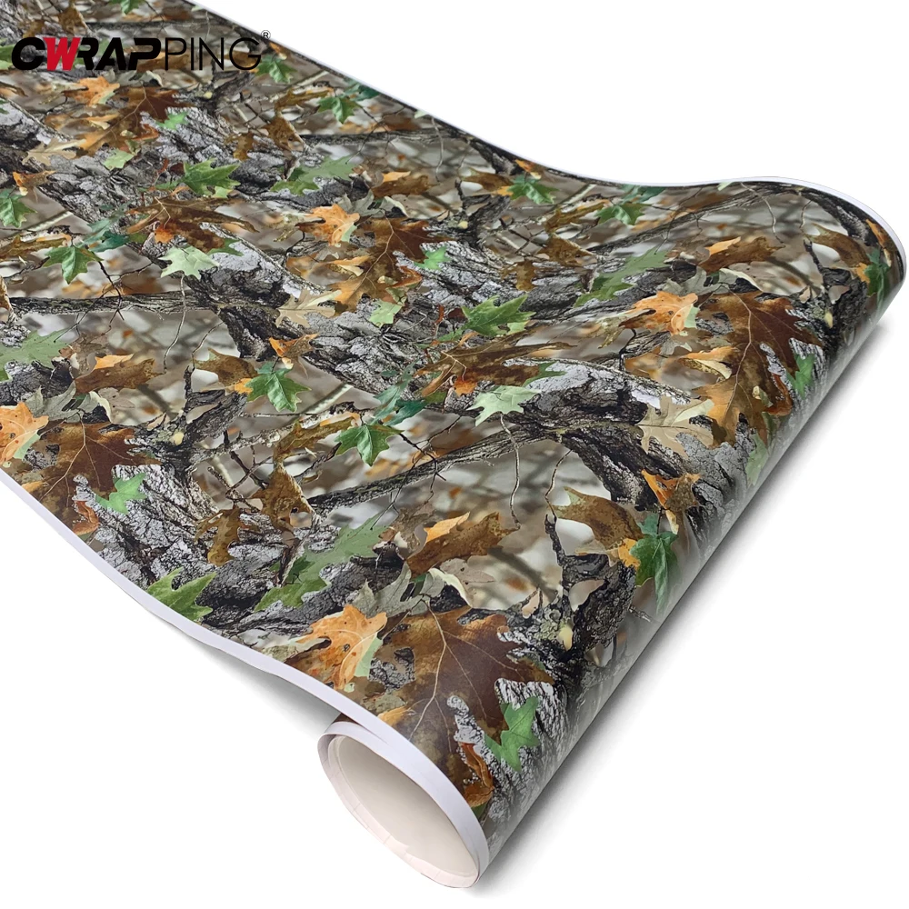 

Leaf Camouflage External Car Stickers Vinyl Car Wrap Full Body Covering Self-adhesive Film Waterproof Paint Motorcycle Helmets