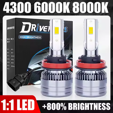 4300K 6000K 8000K H7 H4 LED Headlight Canbus H11 H1 9005 HB3 H8 H9 9006 HB4 9012 HIR2 Turbo 5580 CSP Mini Diode Lamp High Power