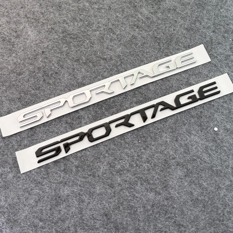 1 unidad de pegatinas 3D ABS con el logo de SPORTAGE para el maletero trasero del coche, emblema, calcomanías para el parachoque