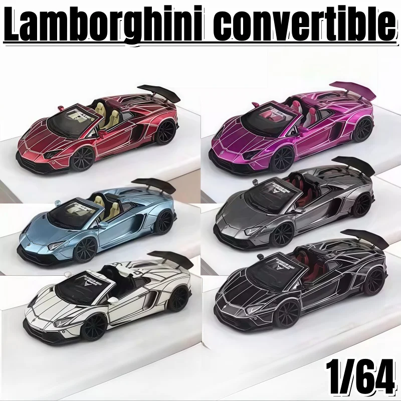 1-64-modification-lumineuse-convertible-lamborghini-modele-de-voiture-de-simulation-miniature-statique-en-resine-cadeau-de-festival-pour-garcon