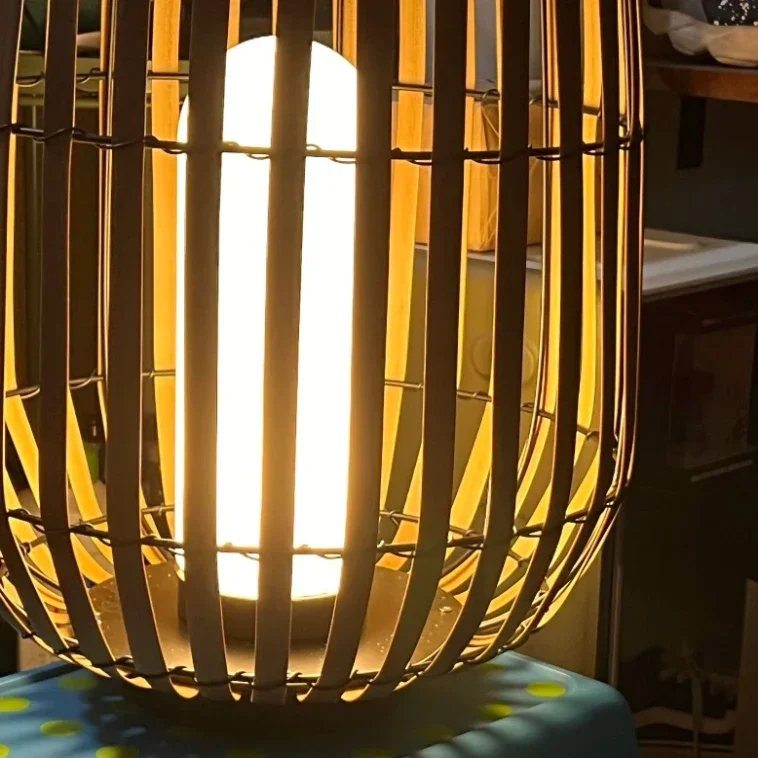 Solar Garden Light Cage Motif Post Lantern Ball Layout Villa Lawn Lamp Waterproof Outdoor Terrace Atmosphere Lighting