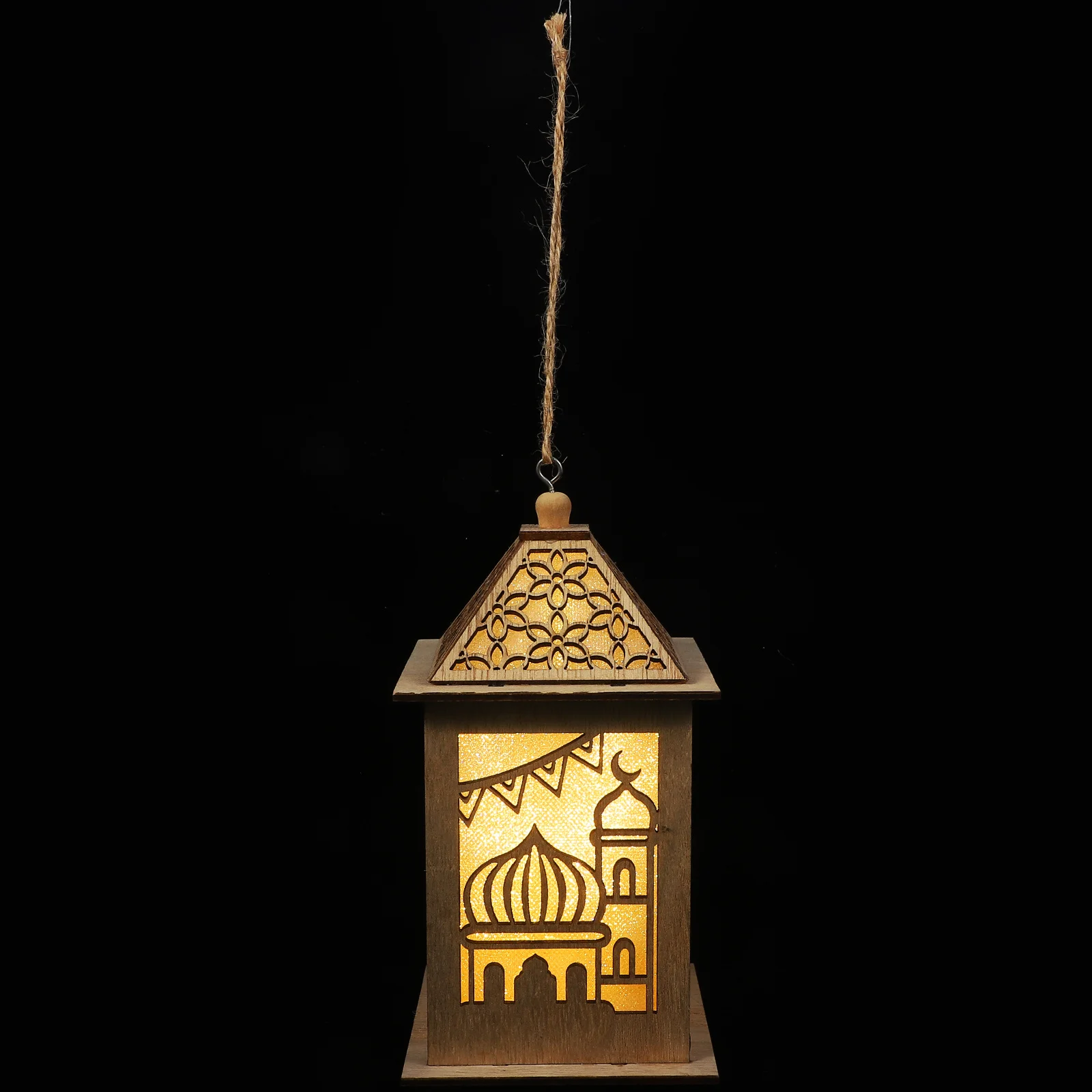 

Decoration Eid Mubarak Hanging Decorations Islamic Festival Ornaments Light Lights for Home Pendant