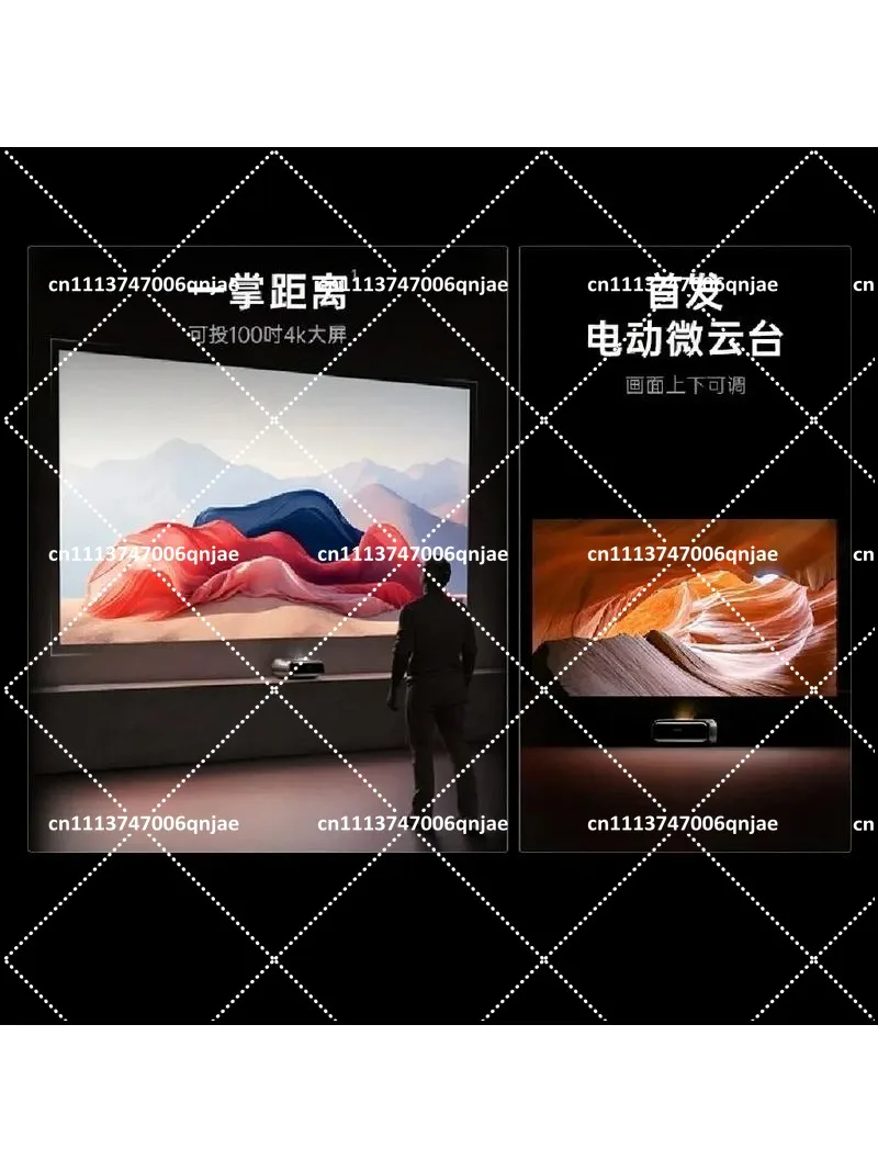 4K Triple Laser Ultra Short Throw Projector Home Theater for Living Room Bedroom Use view 3