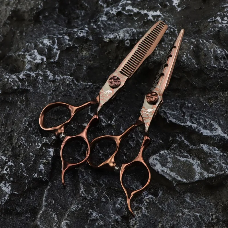 440C Steel Professional Hairdressing Scissors - Advanced Craftsmanship Design with Ergonomic Grip, Specially Made for Hairstylis