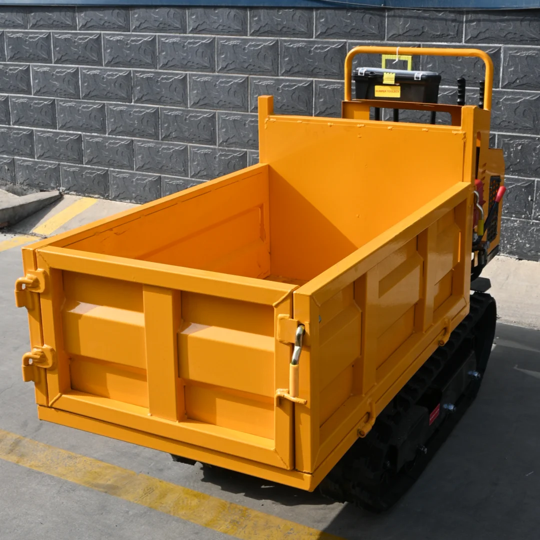 Customized 1500kg Diesel Hydraulic Crawler Small Mini Dumper Self Loading Track Dumper Mini