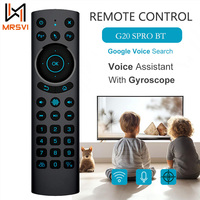 MRSVI G20S PRO BT Remote Control,Wireless Voice 2.4G&Bluetooth Backlit Air Remote Mouse IR Learning for PC,Android Smart TV Box