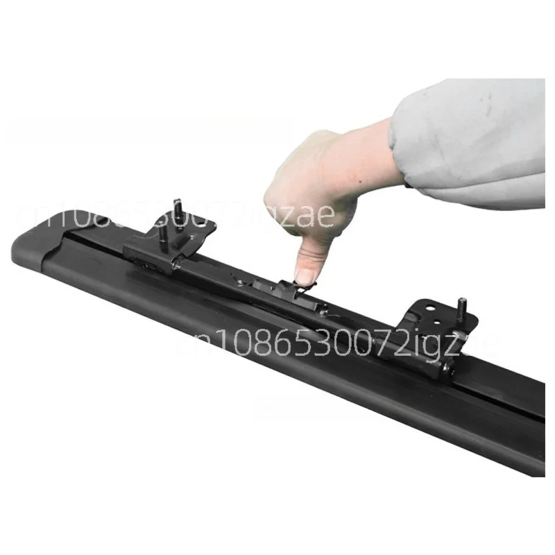 Modified car seat long slide rail three-seat double-row seat modified mobile slide