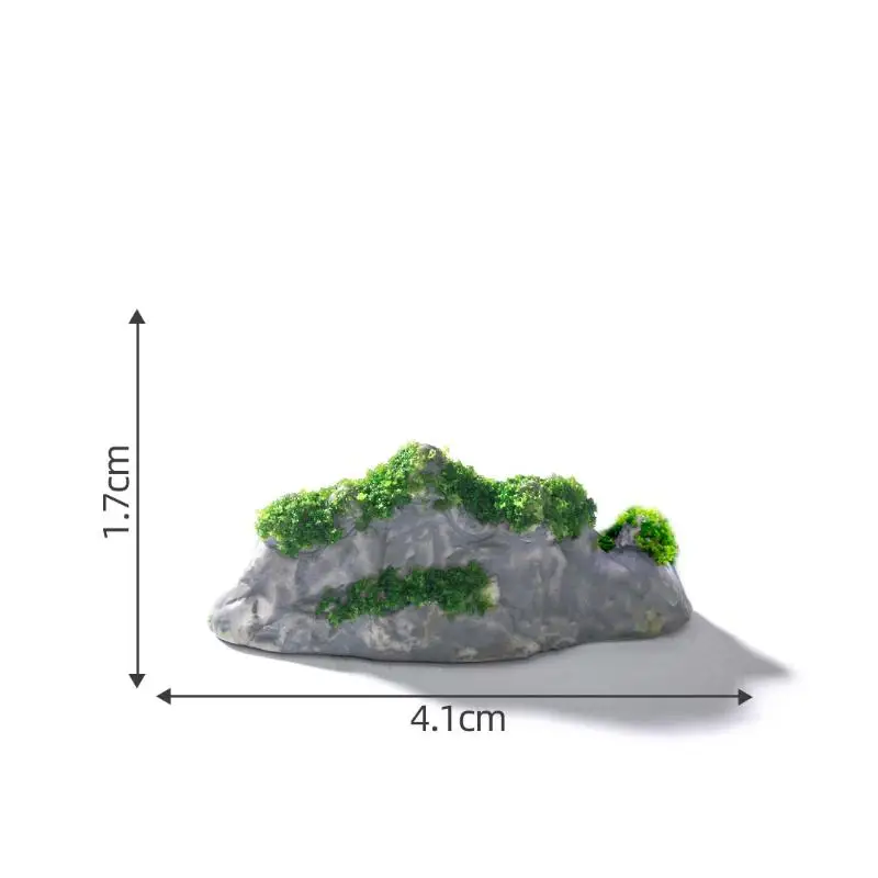 Feengarten Mini-Berg-Ornamente 1/6 Stück Realistische Künstliche Hügelsteine Spielzeug für Bonsai, Schreibtisch- und Heimdekoration – Detail 21
