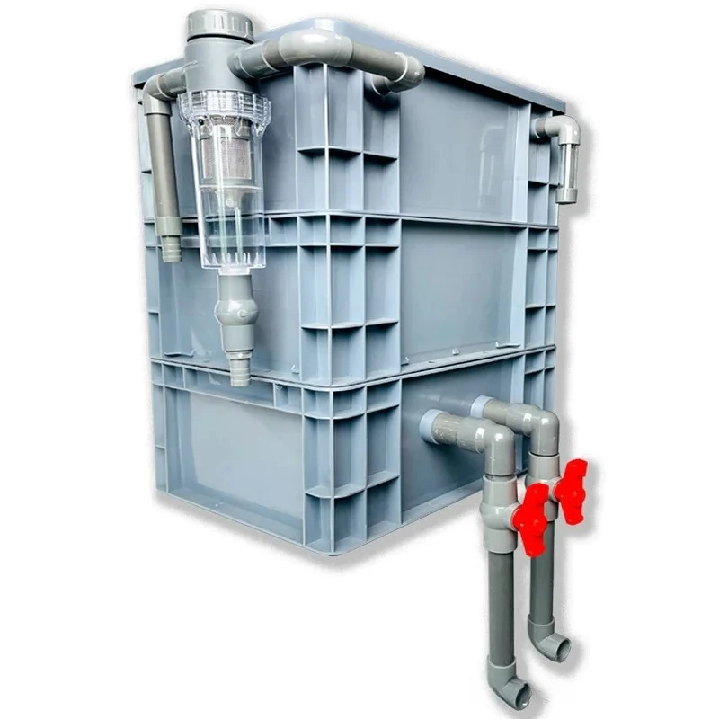 

Fish tank filter circulation system turnover box heightened and deepened drip box fish toilet oxygenated water pump full