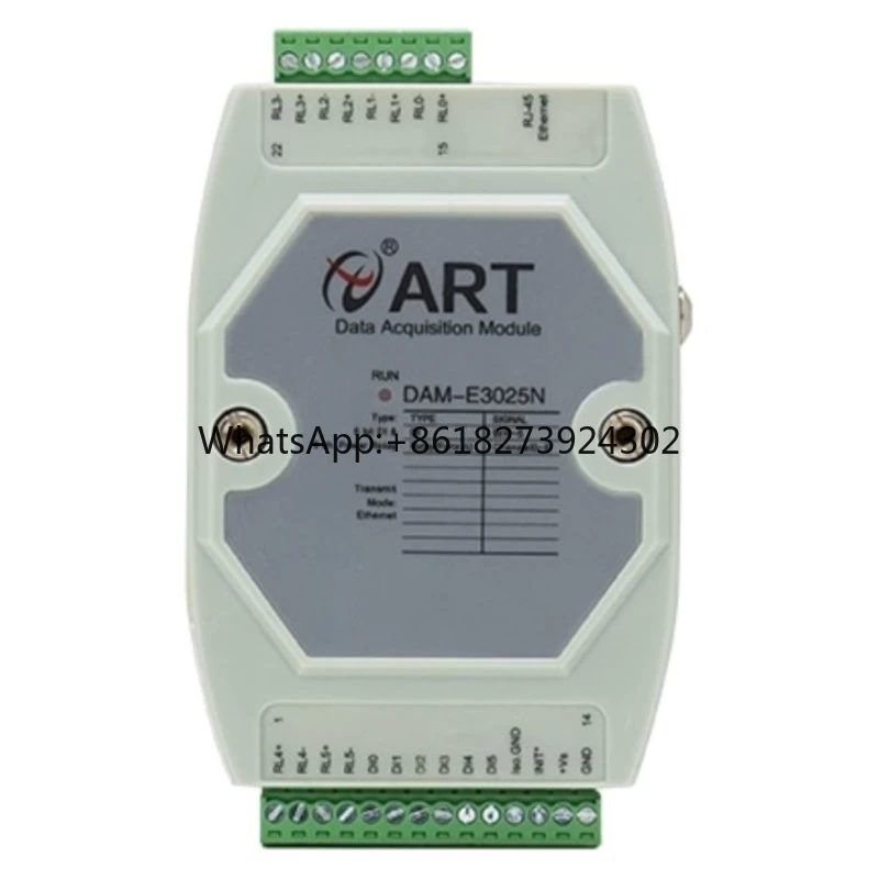 

Ethernet 6 Channel Digital Input, 6 Channel A-type Power Relay Output Module, 3KHz Counter Remote Data Acquisition Din Rail Adam