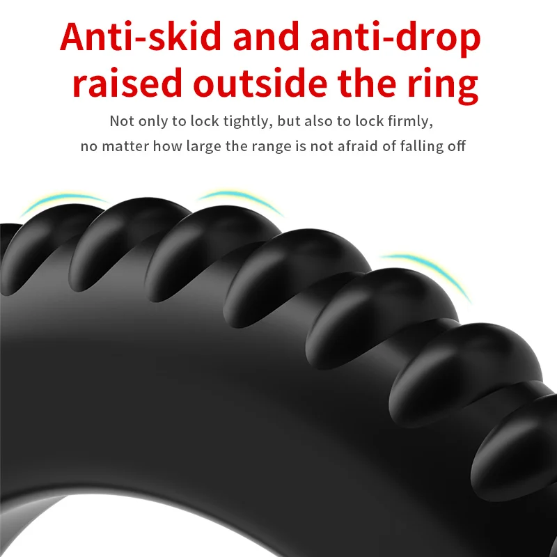 Anello del pene in Silicone eiaculazione ritardo Cock Ring Dick erezione Cockring castità maschile adulto 18 giocattolo del sesso per gli uomini Lock sperma Trainer