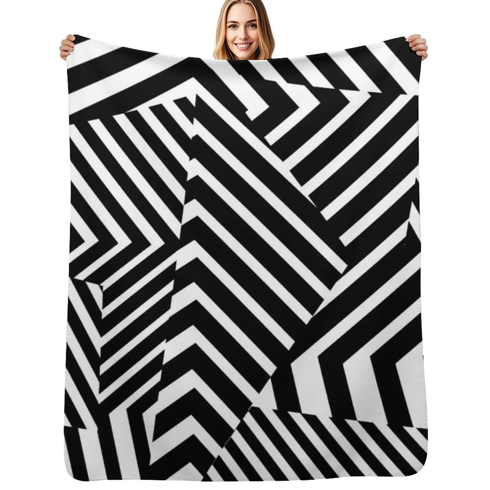 

Dazzle Camouflage Throw Blanket Summer Beddings sofa bed Heavy Vintage Blankets