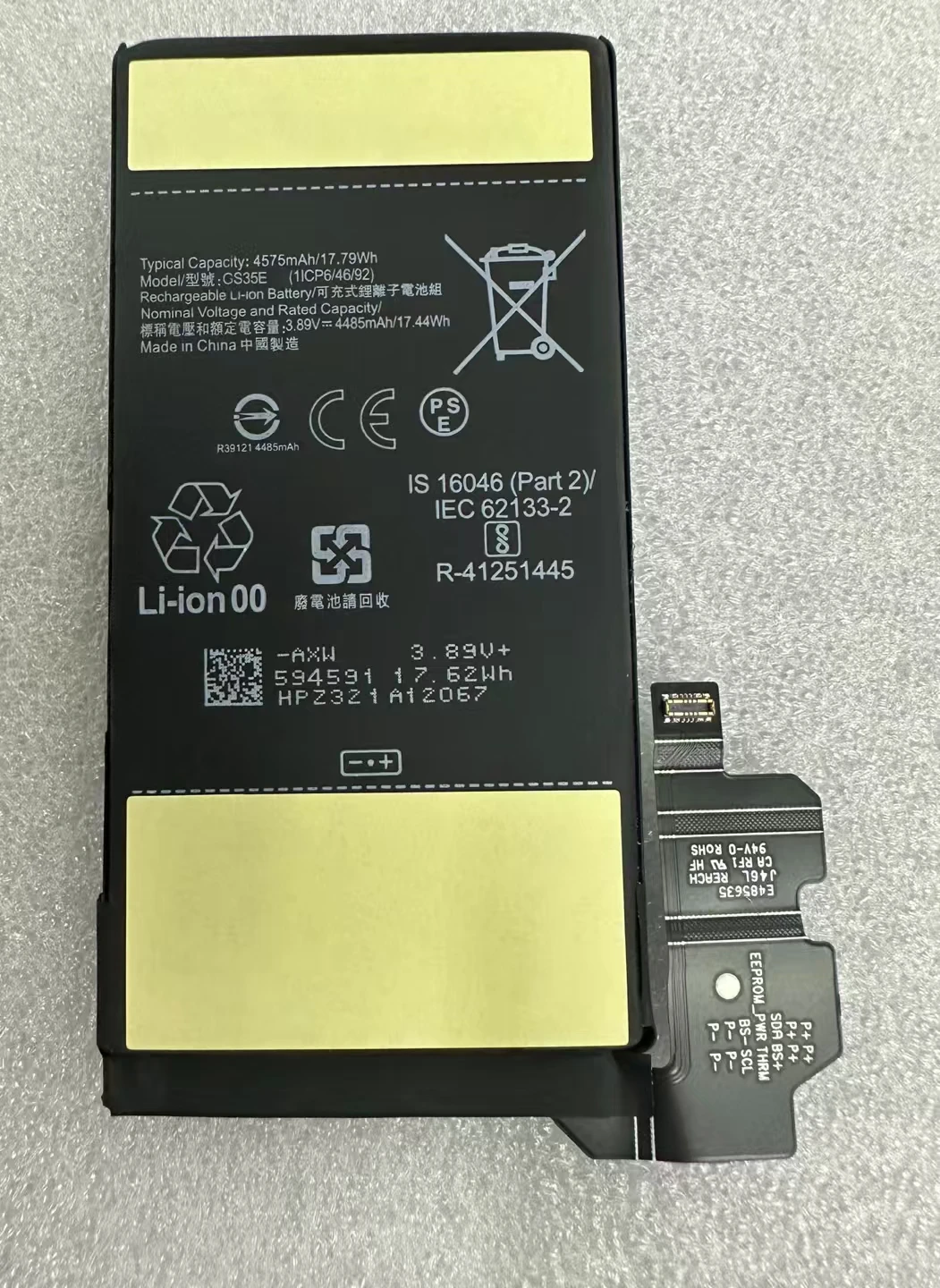 2025 Years New 100% Origina GS35E 4575mAh For HTC Pixel8 Mobile Phone Replacement Battery For Google Pixel 8 Batteries Bateria