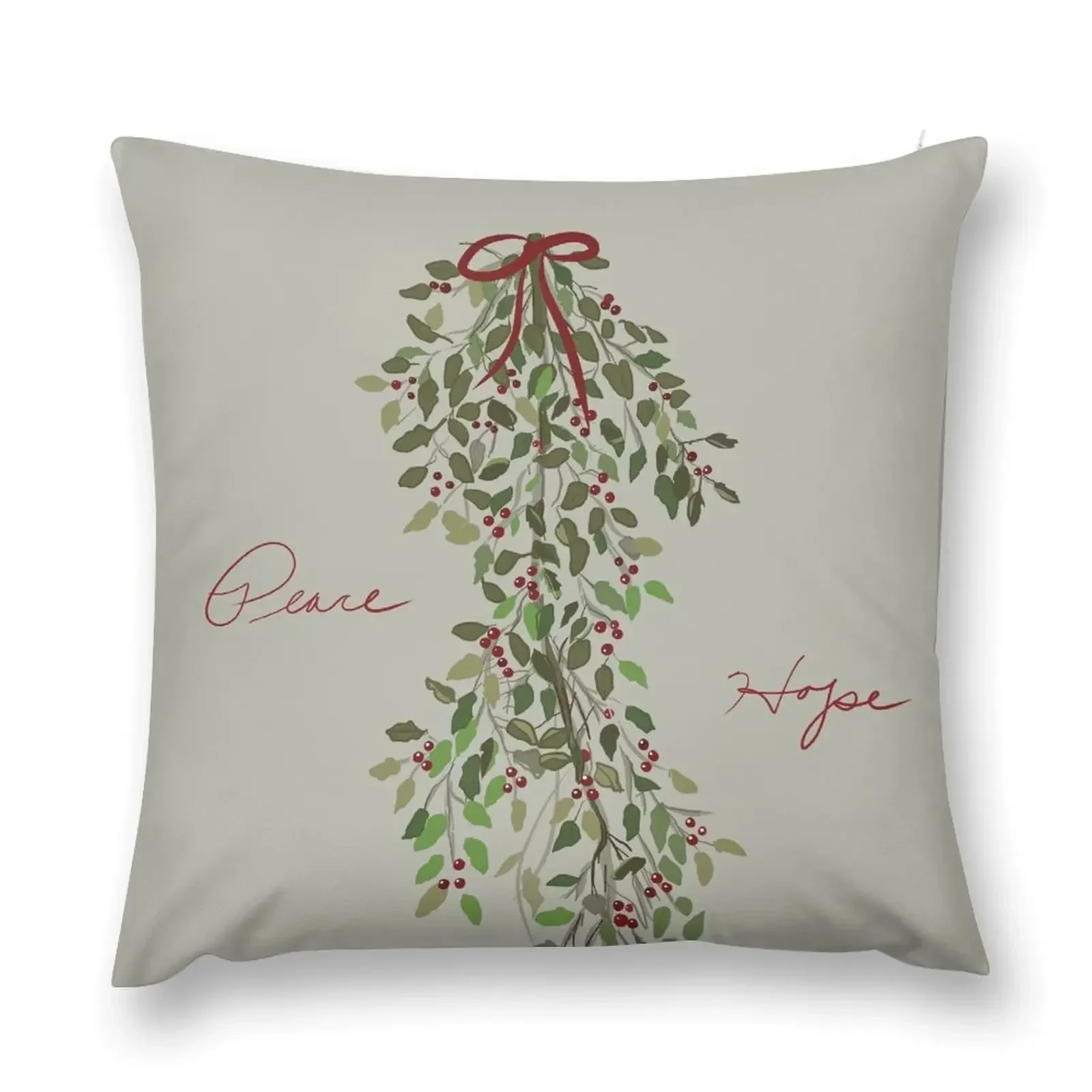 

Holly-Peace Throw Pillow bed pillows Decorative pillow case pillow