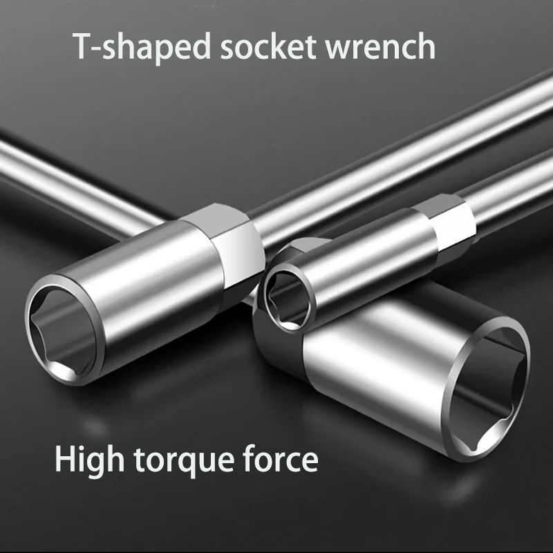 T Socket Torque Wrench Rubber Handle Hex Key Repair Socket Set  Tool Hand Tools